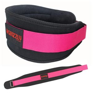 Grizzly Fitness Soflex Nylon Pro Weight Training Belt voor Mannen en Vrouwen